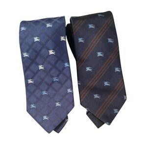 Burberry Equestrian Silk Mens Neck Tie BUNDLE